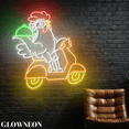 thumbnail image 4 of Glowneon Chicken Delivery Led Sign, Fried Chicken Restaurant Wall Art, 4 of 5