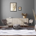 thumbnail image 2 of Boho Tribal Geometric Shag Indoor Tassel Area Rug, Grey/Cream, 8' x 10', 2 of 8