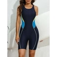 thumbnail image 6 of Alove One Piece Quick-drying Athletic Swimsuits for Women Sporty Boyleg Swimwear Racerback Bathing Suits, 6 of 6