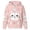 1-Pink409, variant on Kiijoy Infant Girls Cute Cartoon Cat Hoodie Casual Zip Up Hooded Sweatshirt, Sizes 18-24M