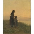 thumbnail image 3 of Philip Sadée 15x18 Black Modern Framed Museum Art Print Titled - On the Dunes (1857-1889), 3 of 5