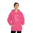 thumbnail image 3 of Love to Love Heavyweight Graphic Hoodie, 3 of 7
