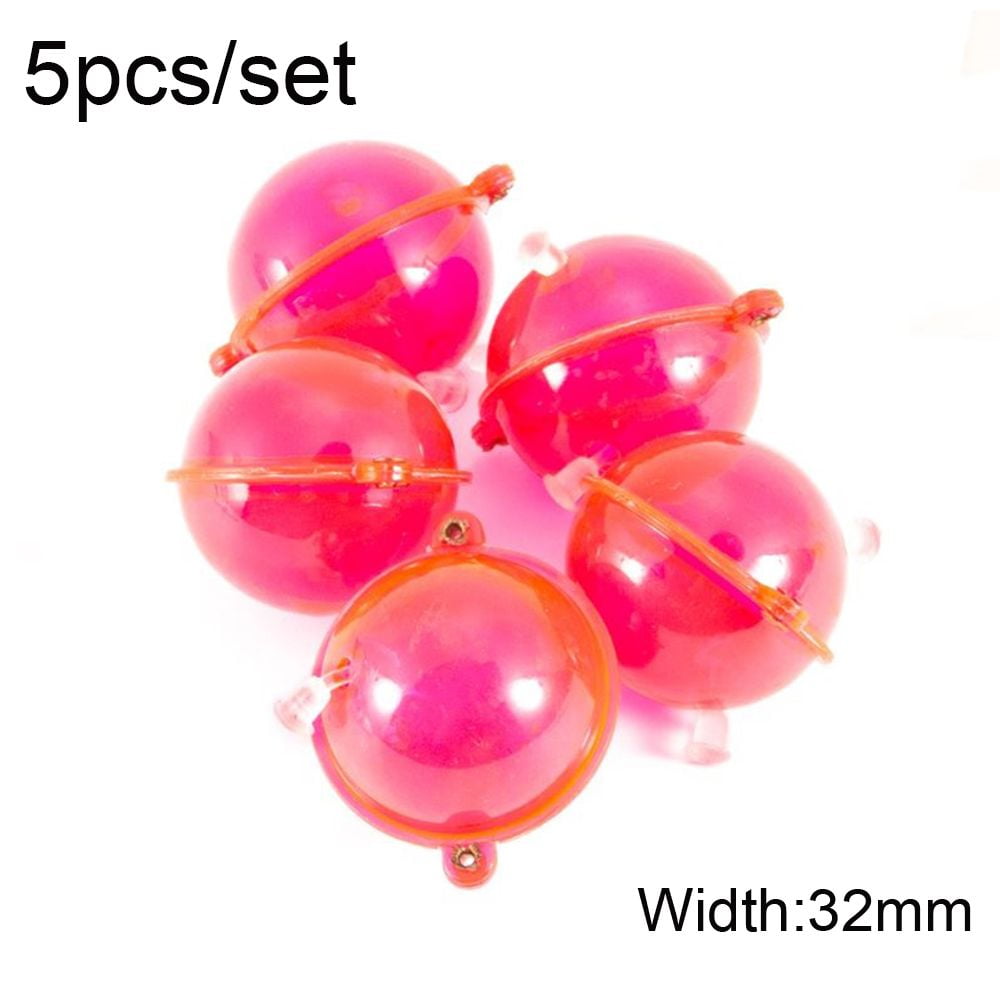 5 Pcs/Set New Hot Blue red ABS Plastic Fishing Float Balls Water Ball