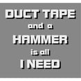 thumbnail image 3 of CafePress - Duct Tape And A Hammer Mug - 11 oz Ceramic Mug - Novelty Coffee Tea Cup, 3 of 6
