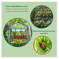 thumbnail image 4 of Mini Greenhouse 4 Tier, 27x18x63 Inch Portable Plant Greenhouse, Black, 4 of 7