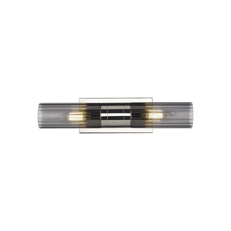429-2WL-PN-G429-8SM Innovations Lighting Empire - 2 Light Bath Vanity In Modern Style-3.13 Inches Tall and 18.5 Inches Wide-Polished Nickel