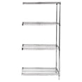 thumbnail image 1 of 4 Shelf Chrome Wire Shelving Add-On Kit - 21 x 60 x 63 in., 1 of 1