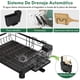 thumbnail image 3 of Escurridor de Trastes Acero Inoxidable de 2 Niveles para Encimera de Cocina con Drenaje, Escurridor de Platos con Soporte para Tazas, Utensilios, Tabla de Cortar y Alfombrilla de Secado, 3 of 8