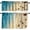 Beach-4, variant on Lemon Window Valance Lemon Tile Traditional Design Red on Tile for Home Kitchen Livingroom Coffee Room Window Drapes 54x18inch