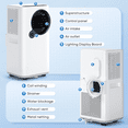 thumbnail image 2 of Portable Air Conditioners, 16000 btu Smart AC Unit with Cooling/Dehumidifier/Fan, APP/Remote Control 24h Timer Air Conditioner for Room Indoors, 2 of 8