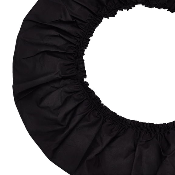 3 Yards Black Cotton Pleated Ribbon 5-1/2 inch Vintage Ruffled Trimming Lace Ruffled Wave Edge Lace Trim for making