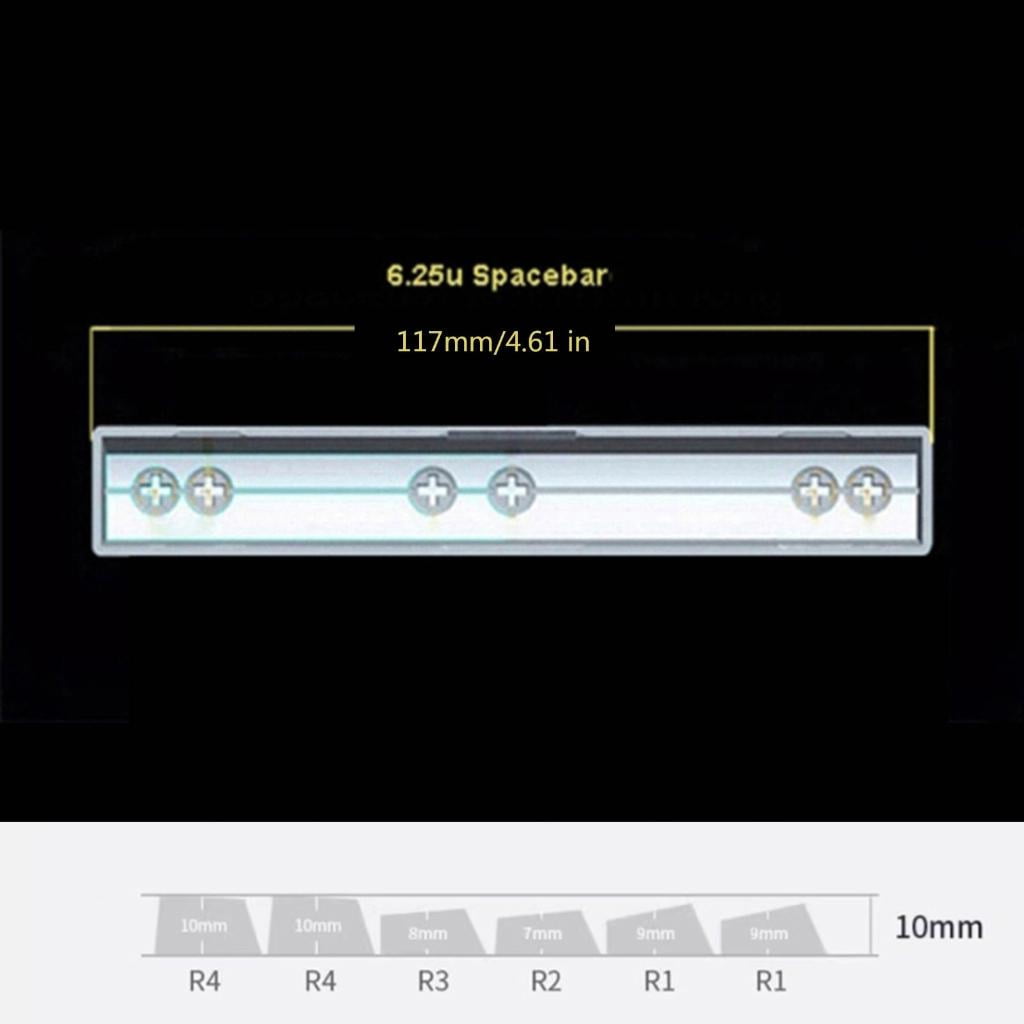 64/74Key Translucents Keycaps Spiders Web Side Print Backlit Shine Through Keycaps for 60 80 61/64/68/75/87 Keyboards