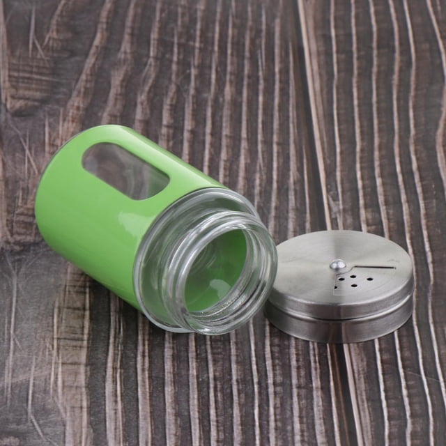 Cajas de almacenamiento de plástico Colco con tapa para alimentos secos verde