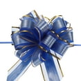 thumbnail image 1 of 20uds 7 Pulgadas Grande Tirar Lazo Regalo Envoltura Lazos Cinta Organza Azul para Boda Cestas Regalos Navidad Fiesta, 1 of 6