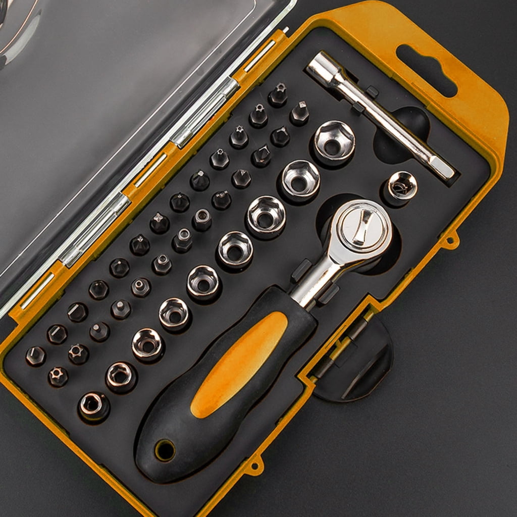 ROZYARD Ratchet Wrenches Screwdriver Set with Precisions Bit for Home and Electronics
