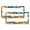 Pattern-572, variant on Christmas Giraffe License Plate Frame 2 Pieces Giraffes Gifts for Girls Customized Decor Car Tag for US And CA 2 Round Holes Metal License Plate Cover