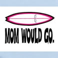 thumbnail image 2 of CafePress - MOM WOULD GO. Infant Bodysuit - Baby Light Bodysuit, Size Newborn - 24 Months, 2 of 4