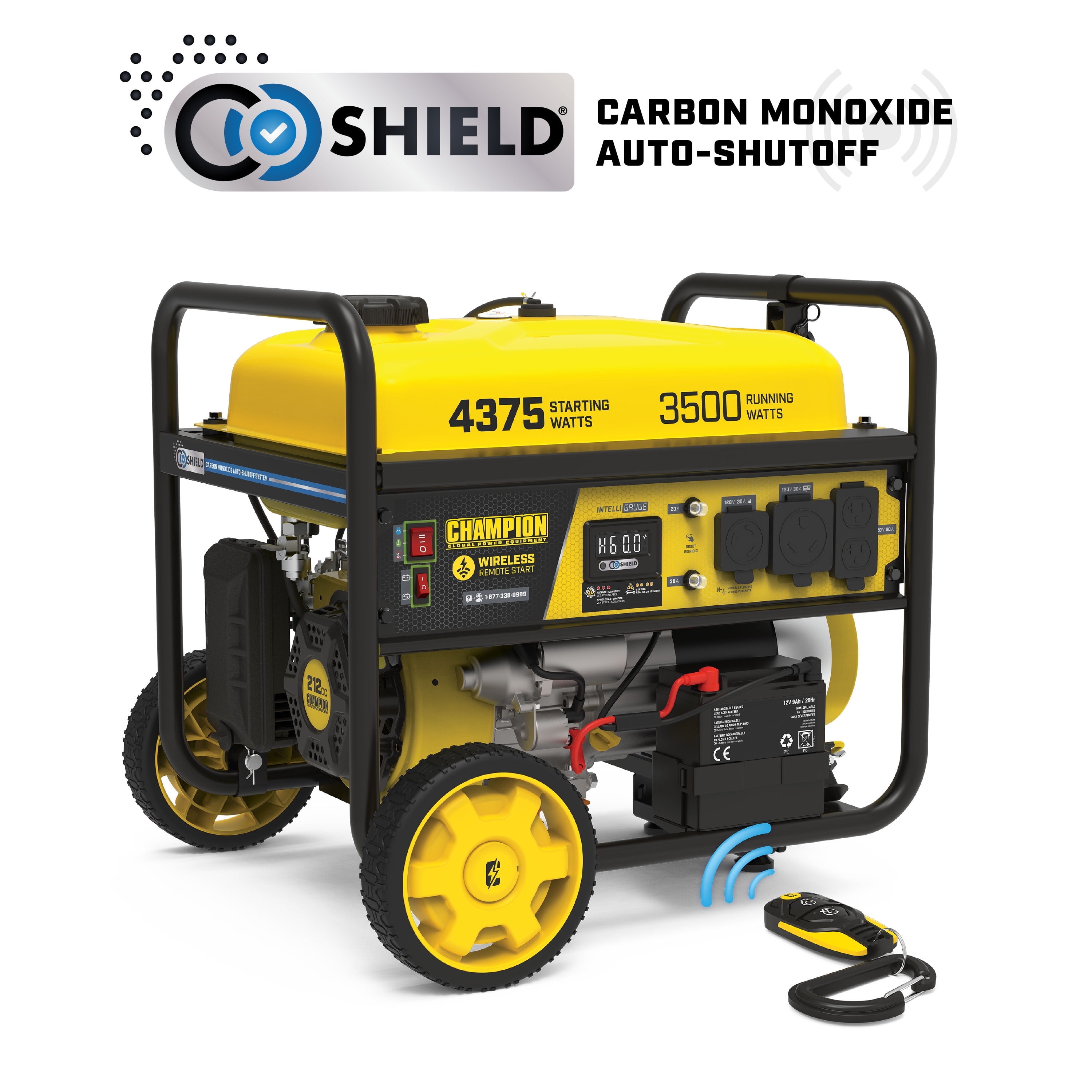 Pulsar 6580-Watt Portable Generator with Electric Start - Walmart.com