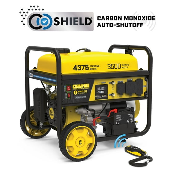 Champion Power Equipment 3500-Watt Wireless Remote Start RV Ready Portable Generator with CO Shield®