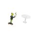 thumbnail image 4 of Estatua de rana camarero, figura de escritorio, casa de muñecas, mesa en miniatura, escultura de animal de resina, adorno acrílico adecuado para regal, 4 of 7