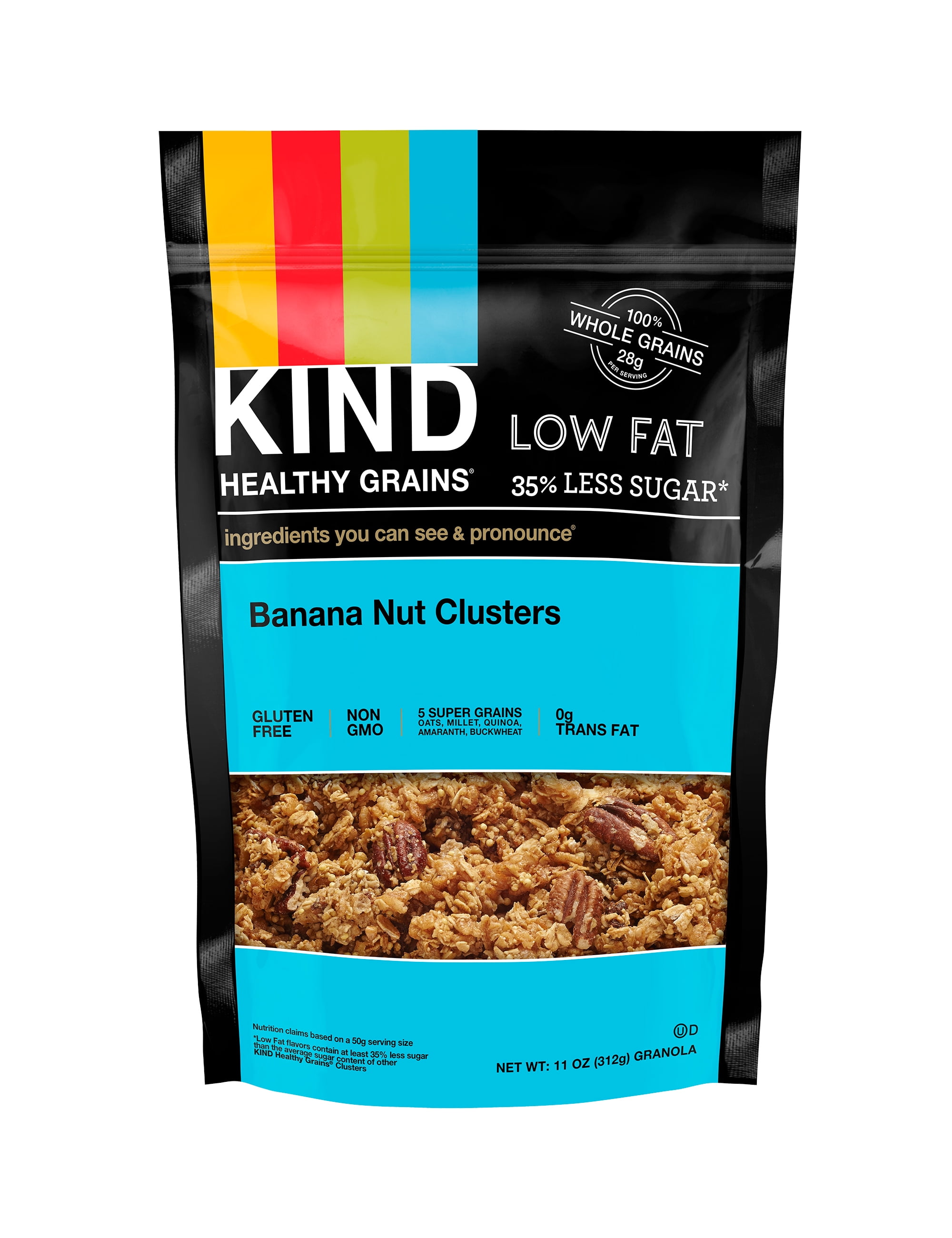 KIND Granola Clusters, Banana Nut Clusters, 11 oz Pouch, Gluten Free