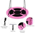 thumbnail image 7 of Spaco 40 Inch Flying Saucer Tree Swing Indoor Outdoor Play Set-Pink, 7 of 7