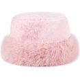 thumbnail image 2 of Winter Bucket Hat Fluffy Faux Fur Fisherman Plush Warm Hats Cute Fuzzy Bucket Hat for Women, 2 of 7