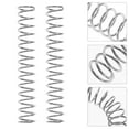 thumbnail image 4 of Miangastore Ressort de Compression Argenté 10 Pcs 2X0.3X0.3In, 4 of 8