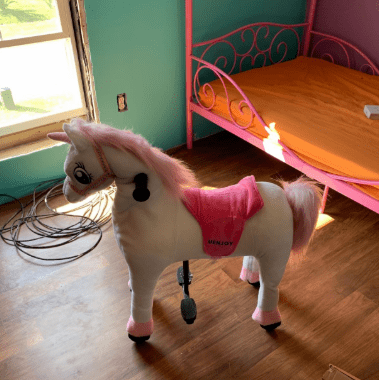 walmart toy riding horse