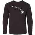 thumbnail image 3 of Inktastic Hawaii Silhouette Mandala Long Sleeve Youth T-Shirt, 3 of 5