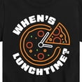 thumbnail image 3 of Instant Message - Whens Lunchtime - Toddler & Youth Short Sleeve Graphic T-Shirt, 3 of 6