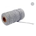 thumbnail image 4 of jesticaly Cotton Cord Rope Crafts Macrame String Solid Color Cotton Yarn Rope Home Textiles 91 .5m grey 1Set, 4 of 6