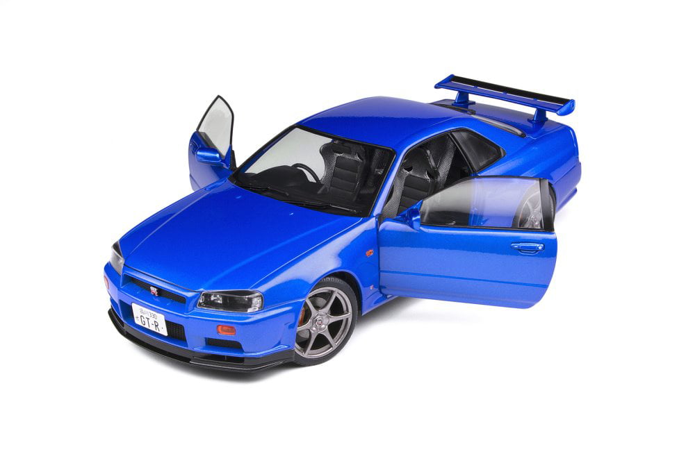 1999 Nissan Skyline GT-R (R34), Bayside Blue - Solido S1804301 - 1 