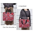 thumbnail image 6 of FORMRS 16" Laptop Bag Carrying Sleeve Case with Handle Travel Shoulder Briefcase, Sweet Strawberry, 6 of 8
