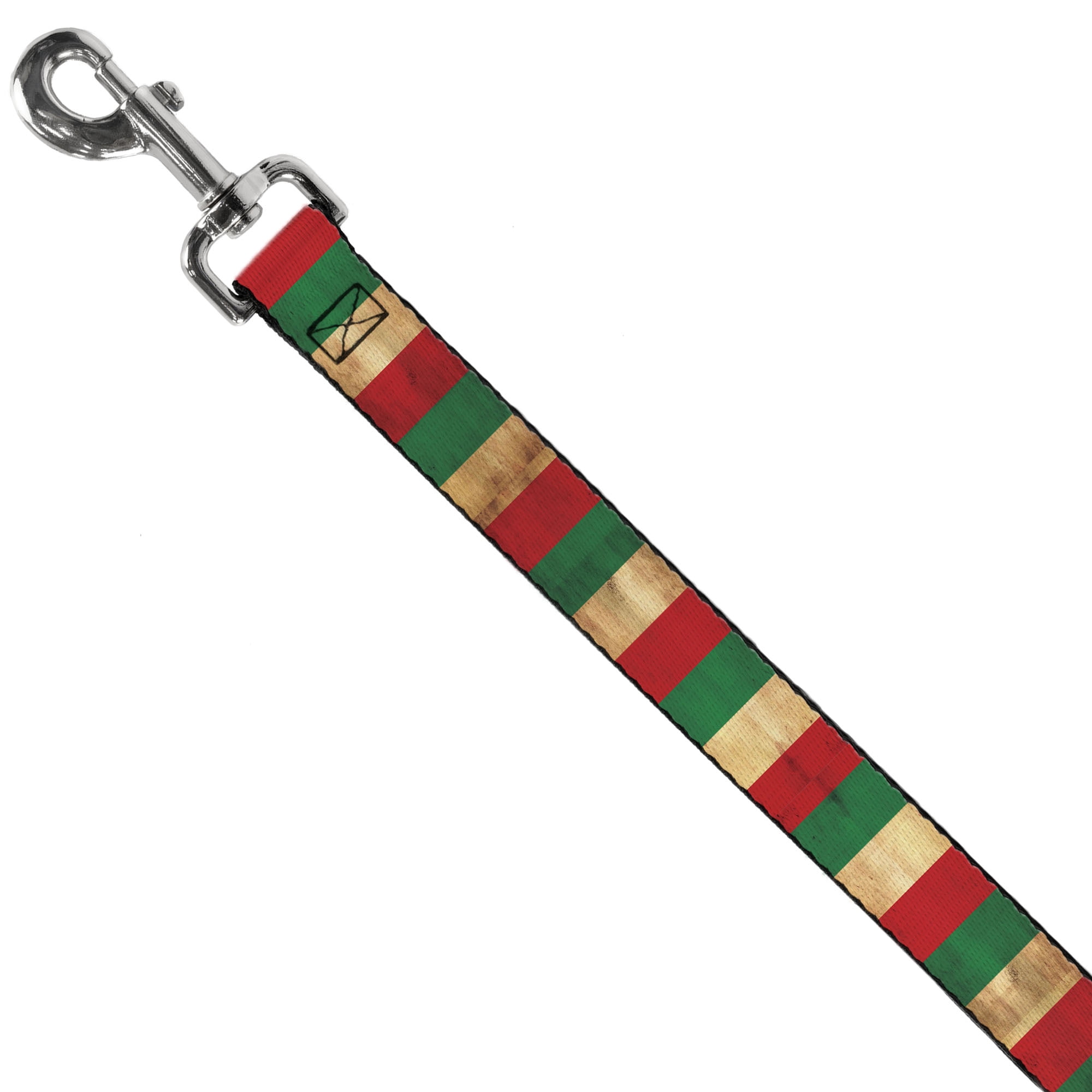 Buckle-Down Pet Leash, Dog Leash, Italy Flag Continuous Vintage, 6 Feet Long 1.0 Inch Wide