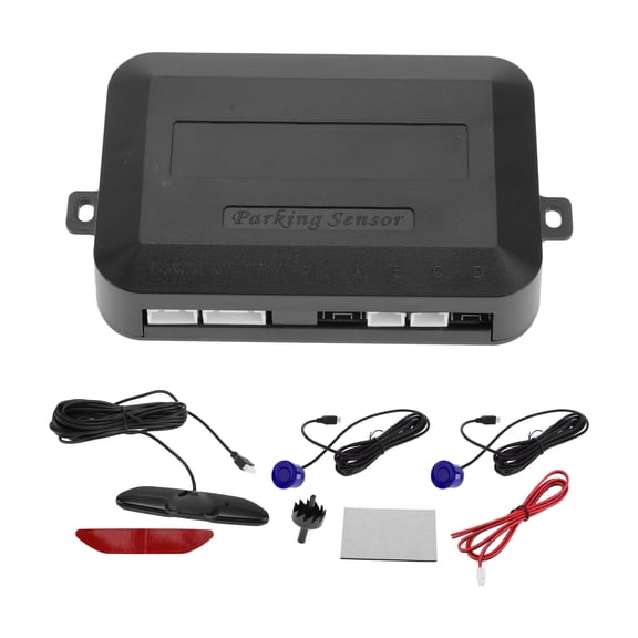 Unique Bargains Vehicle Reverse Backup Radar System 2 Parking Sensors