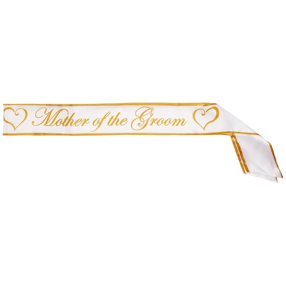 Mother Of The Groom Satin Sash Party Accessory (1 count) (1/Pkg)