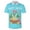 Sky Blue, variant on Mens Polo Shirts Easter Bunny Egg Festival Digital 3D Printed Men'S Clothing