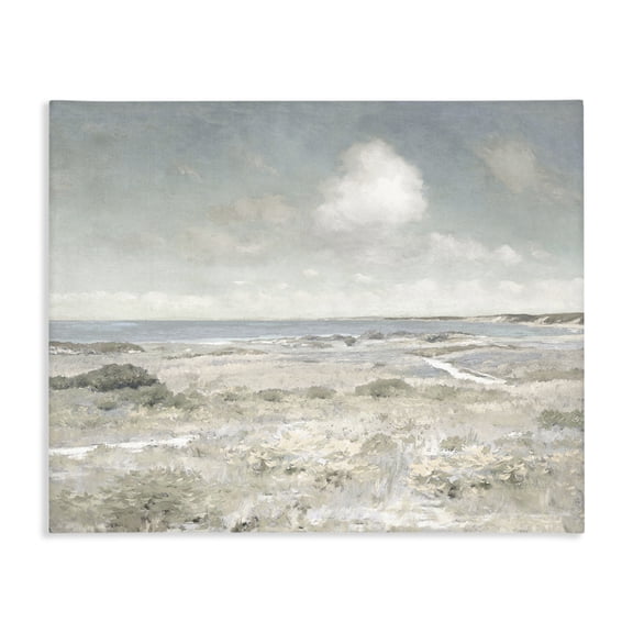 Stupell Industries Traditional By The Shore Neutrals Canvas Art, 20 x 16, by Christy McKee