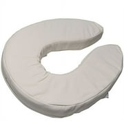 PCP Deluxe Padded Toilet Seat Riser, 2-Inch Height, Durable Vinyl Consteuction, Easy to Attach and Remove