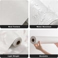 thumbnail image 5 of 1/2 Roll 3D Wall Panels Peel and Stick - 23.82"x118.1" PVC Faux Texture, Self Adhesive Waterproof Wall, 5 of 9