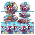 thumbnail image 2 of Spider Superhero Themed Birthday Party Supplies, Spider Superhero Party Decorations Party Tableware Sets - Spider Superhero Birthday Plates, Tablecloths, Banners and Other Party Decorations, 2 of 7