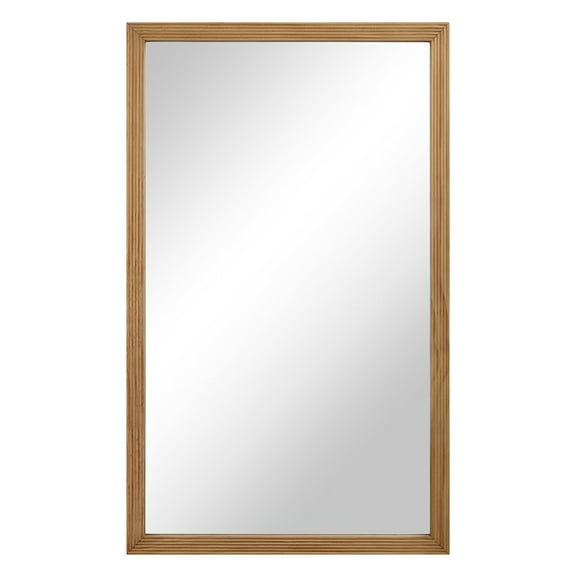 Renwil Salia 40" H x 24" W Wall Mirror, Brown