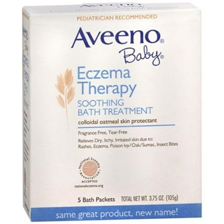 Aveeno bébé parfum de bain délassante traitement 5 Packets Chaque (Pack de 6)