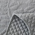 thumbnail image 4 of MarCielo  3 Piece Cotton Oversized Bedspread Quilt Set Tmonica Noble Grey - Queen, 4 of 6