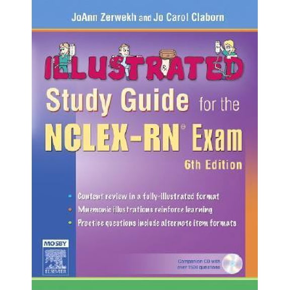 Pre-Owned Illustrated Study Guide for the NCLEX-RN Exam (Paperback) 0323039561 9780323039567