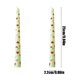 thumbnail image 3 of Velas Cónicas Largas Estampadas (Paquete de 2) | 25 Cm de Cera Mixta, Decoración Romántica para Cenas a La Luz de Las Velas de Boda | Velas de Varilla Coloridas, Elegantes y Sin Aroma para Fiestas En, 3 of 6