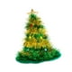 thumbnail image 3 of Sombrero de de Navidad con accesorio fotográfico de estrella para actuación en el escenario para adultos y niños Luz verde dorada, 3 of 9