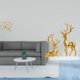 thumbnail image 2 of Adorno Colgante De Pared De Madera Con Diseño De Pájaro Y Pareja De Ciervos, Esculturas Decorativas, Figuras De Resina Coleccionables Para Dormitorio, Sala De Estar Y Oficina., 2 of 8