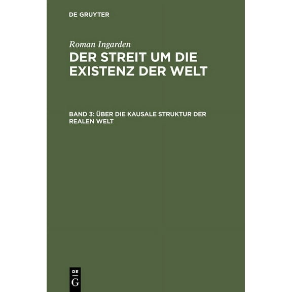 Ãber die kausale Struktur der realen Welt, (Hardcover)